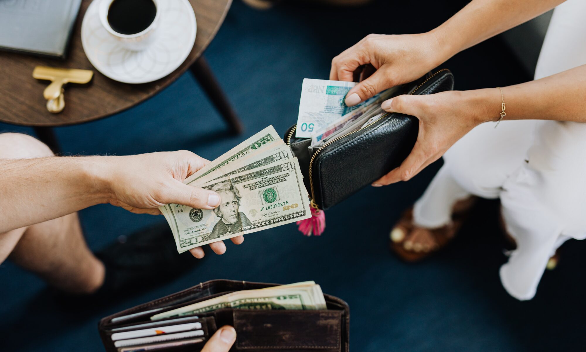 Flauschiger Waehrungswechsler